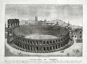 Verona: Roman Ampitheatre at Verona, Italy
