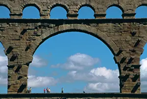 Augustan: The Roman aqueduct in Pont