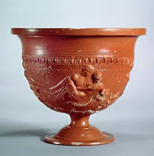 Arezzo: Roman Arretine ware crater
