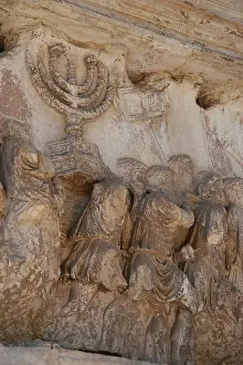 Vespasian: Roman Art. Arch of Titus. Triumphal arch. It was constructe