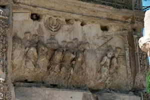Vespasian: Roman Art. Arch of Titus. Triumphal arch. It was constructe