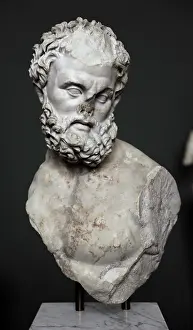 Carrara: Roman Art. Heracles. 4th century. Carrara marble. From The E