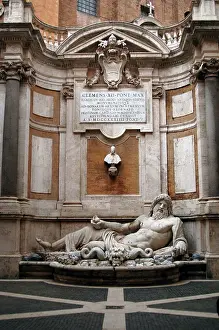 Bearded: Roman Art. Marphurius or Marforio. Marble. Capitoline Museum