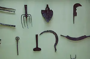 Agriculturist: Roman Art. Spain. Agricultural tools