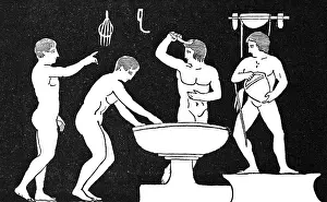 Poeple: Roman bath for men