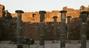 Volutes: Roman baths, Bosra, Syria