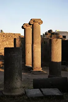 Volutes: Roman baths, Bosra, Syria