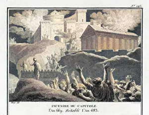Unexplained: ROMAN CAPITOL ON FIRE