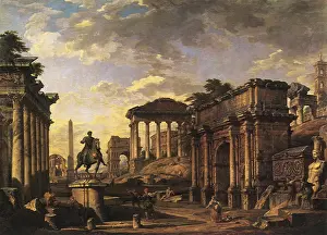 Additional: Roman Capriccio with Arch of Septimius