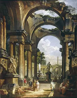 Capriccio: Roman Capriccio with the Baths of Caracalla