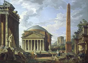 Capriccio: Roman Capriccio with the Pantheon