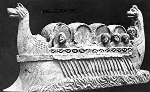 Mosel: Roman cargo ship, c. 300 AD
