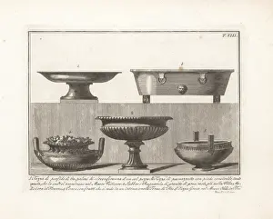 Perugia: Roman cups, basins and baths