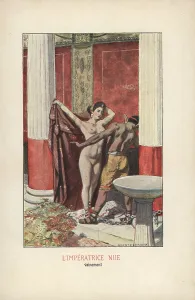 Felicien: Roman empress Messalina naked with a slave