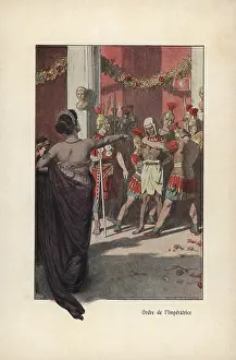Felicien: Roman Empress ordering the arrest of an Egyptian