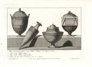 Pietro Ruga: Roman funeral vases