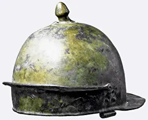 Legionary: Roman helmet without cheek guards