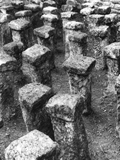 Chedworth: Roman hypocaust at Chedworth