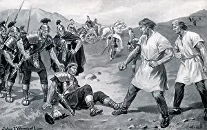 Rivalry: Roman legionaries fight