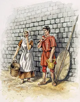 Sarum: Roman man and woman