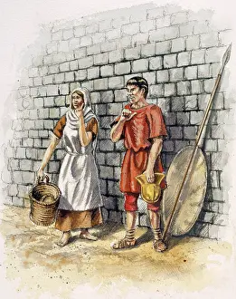 Sarum: Roman man and woman