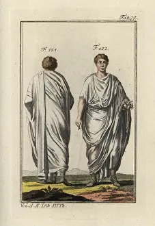 Togas: Two Roman men in togas
