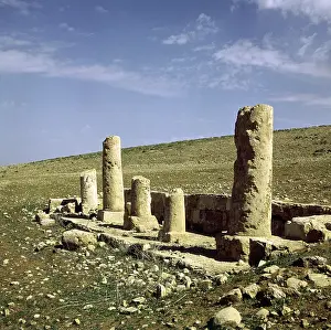 Milestone: Roman milestone north of Jerash