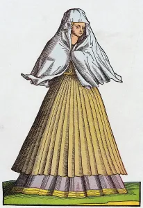 Prostitute: Roman prostitute or courtesan of the 16th century