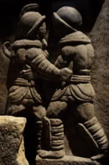 Ephesus: Roman relief of gladiatorial combat