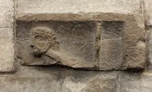 Reused: Roman relief, Hexham Abbey, Hexham, Northumberland, England