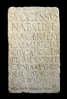 Haut: Roman relief, Musee de Langres, Langres, Haute-Marne, France