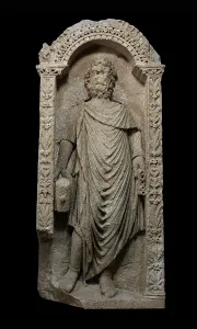 Archeologique: Roman relief, Musee Lapidaire, Avignon, Provence, France