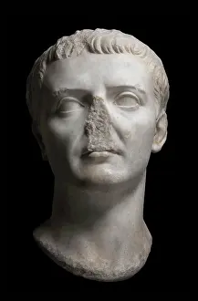 Archeologique: Roman sculpture, Musee Lapidaire, Avignon, Provence, France