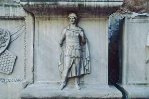 Conservatori: Roman soldier, relief in the