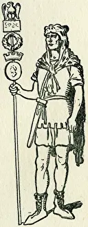 Spqr: A Roman Standard-Bearer