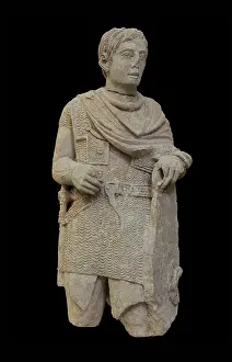 Torque: Roman statue, Musee Lapidaire, Avignon, Provence, France