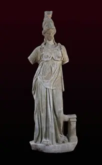 Peplos: Roman statue, Musee Lapidaire, Avignon, Provence, France