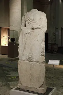 Torque: Roman statue, Musee Lapidaire, Avignon, Provence, France