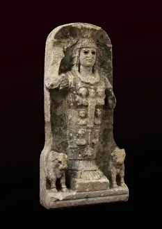 Torque: Roman stele, Musee Lapidaire, Avignon, Provence, France