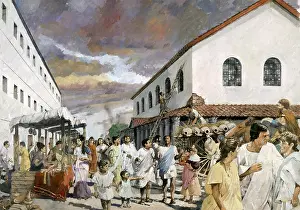 Letocetum: Roman street scene