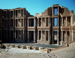 Lybia: Roman theater, Sabratha, Libya