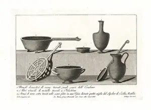 Pietro Ruga: Roman tools and household utensils