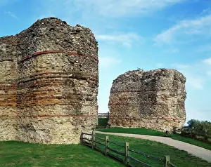 Pevensey: The Roman West Gate, Pevensey Castle