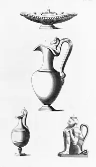 Libation: FOUR ROMAN WINE VESSELS
