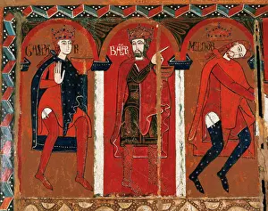 Crowned: Romanesque Art. Catalonia. Espinelves. Frontal altar from Sa