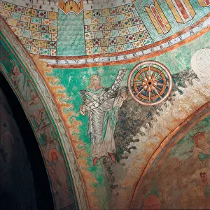 Frescos: Romanesque frescos in the minster