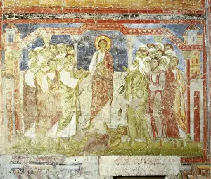 Uncovered: Romanesque fresos, Lambach, Upper Austria, Benedictine monas