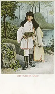 Cummerbund: Romanian Boy in traditional costume