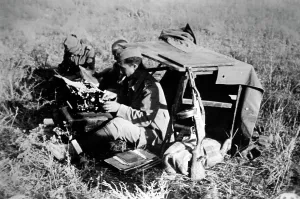 Typewriter: Romanian command post before Stalingrad, 1942