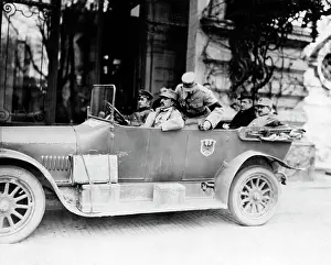 Negotiation: Romanian peace negotiators, 1918